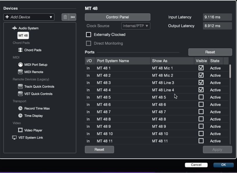 MT 48 - Cubase configuration – Neumann